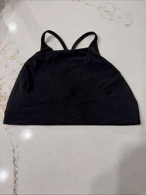 Lululemon Black Flow Y Wrap Front Bra | 6